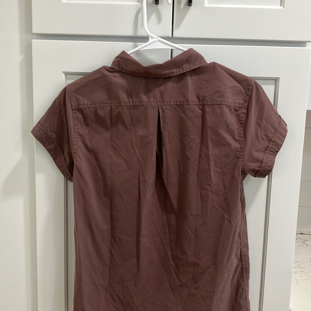 REI Co-op Women's Purple Wilderness Hiking Camping Polo Short Sleeve Shirt Top - Picture 4 of 7